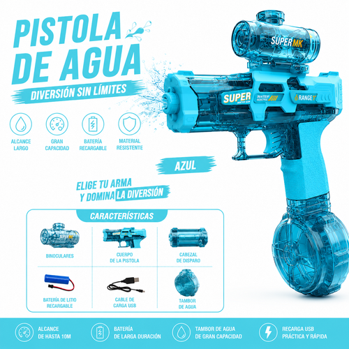 Pistola de Agua Eléctrica